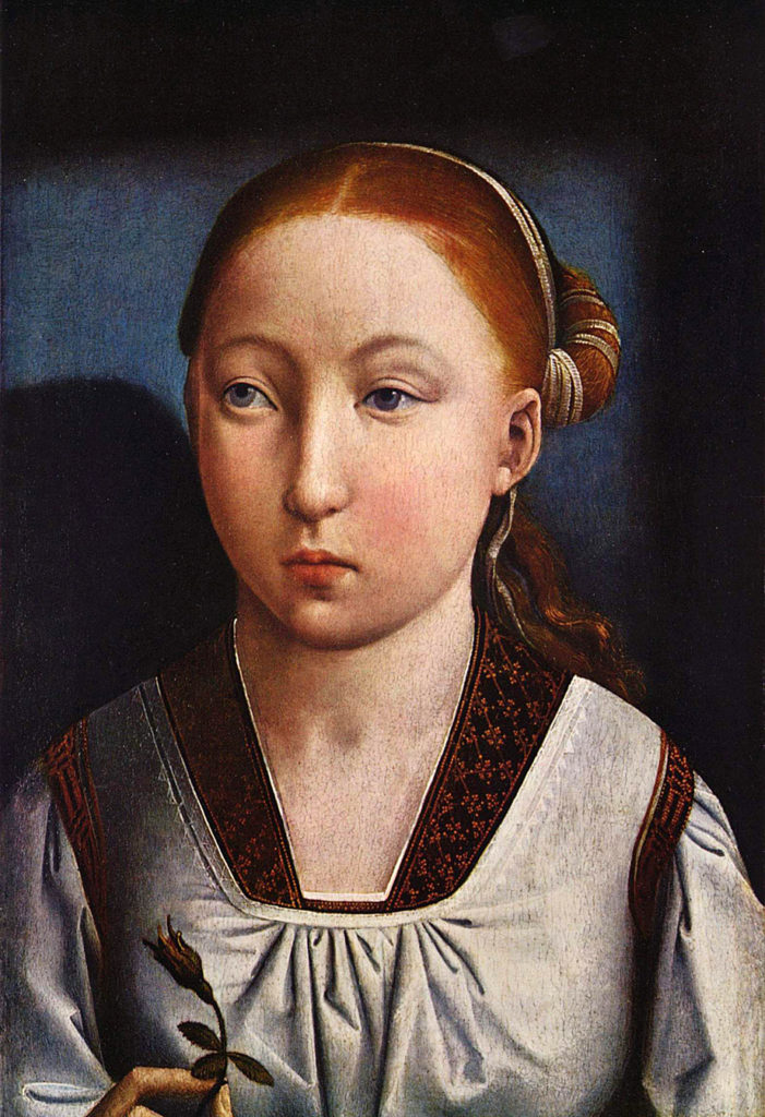Portret Katarzyny Aragońskiej pędzla Juana de Flandesa. © Wikimedia Commons.