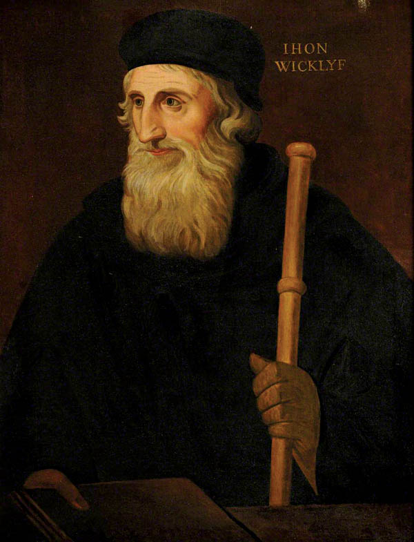 Portret Johna Wycliffe'a z roku około 1828. © Wikimedia Commons, domena publiczna. 