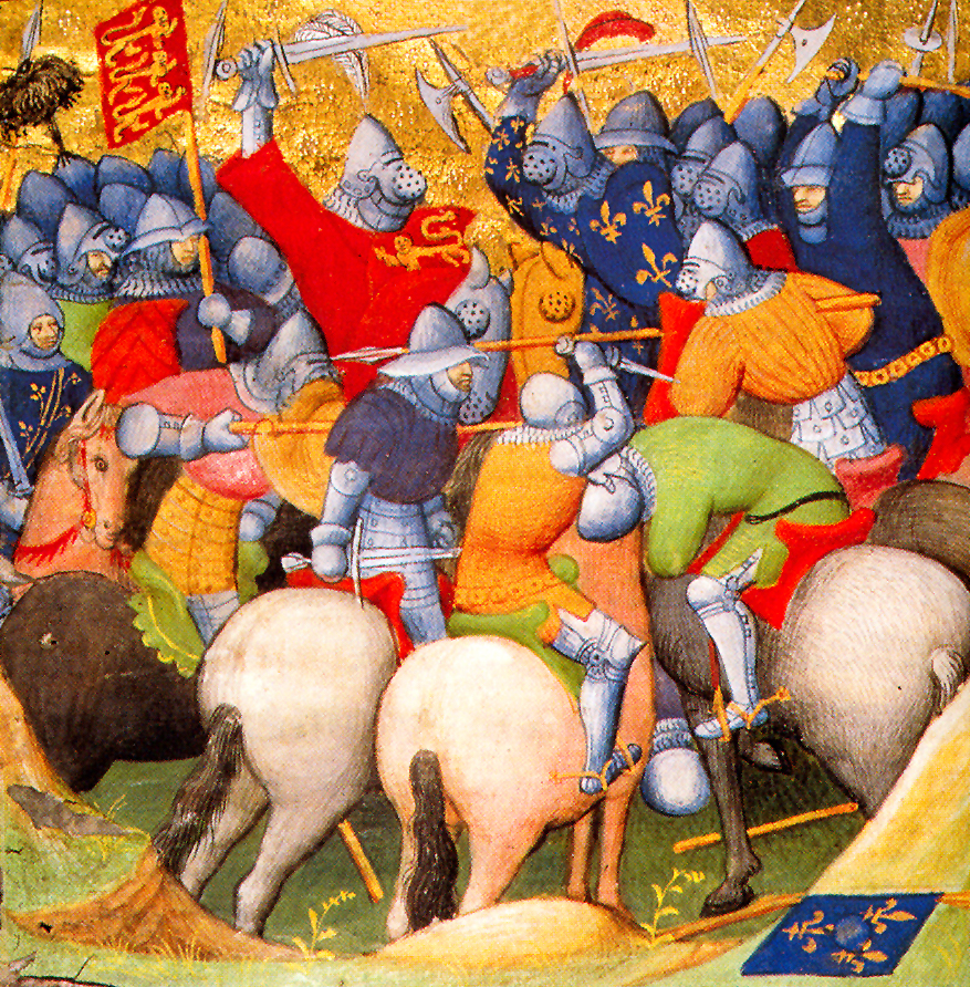 Bitwa pod Crecy 1346 roku. © Wikimedia Commons.