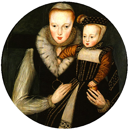 Lady Katarzyna Grey z synem. © Wikimedia Commons.