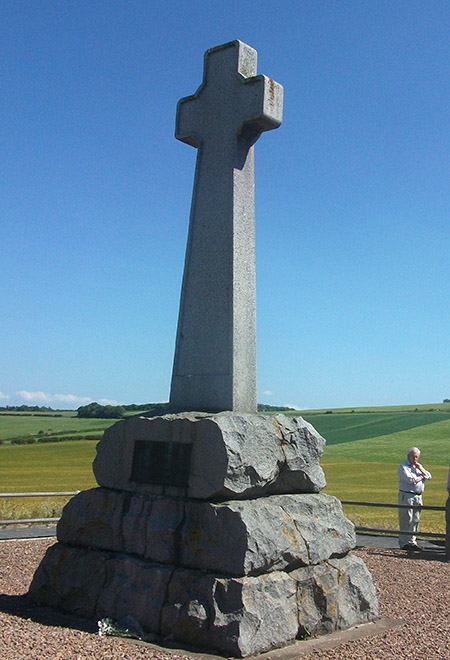 Monument upamiętniający bitwę pod Flodden Field. ©&nbsp;Wikimedia Commons, Paul Barlow.