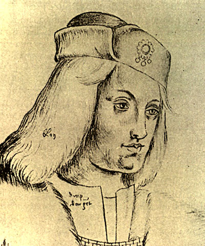 Uzurpator Perkin Warbeck podawał się za zaginionego księcia Ryszarda, syna Edwada IV. © Wikmedia Commons.