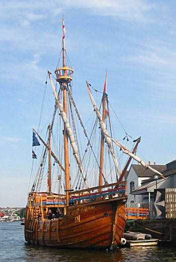 Replika statku „Matthew”. © Wikimedia Commons, Chris McKenna, Thryduulf. 