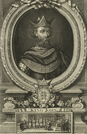 Jeden z portretów króla Jana bez Ziemi. © Wikimedia Commons, domena publiczna. 